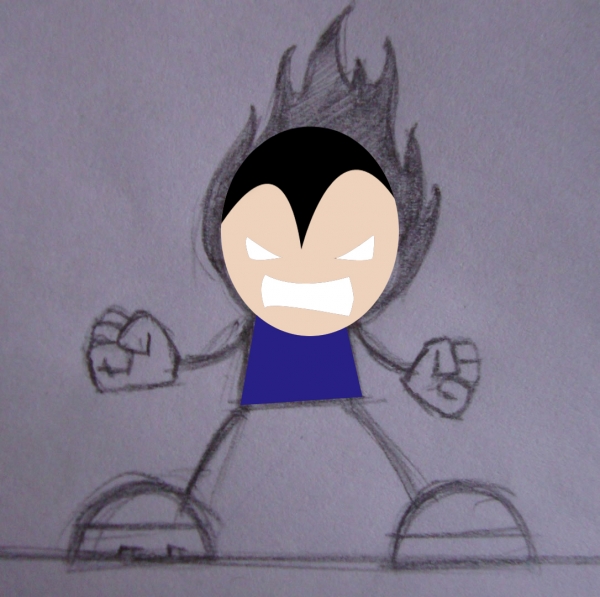 Creation of transilvania mascot: Step 3